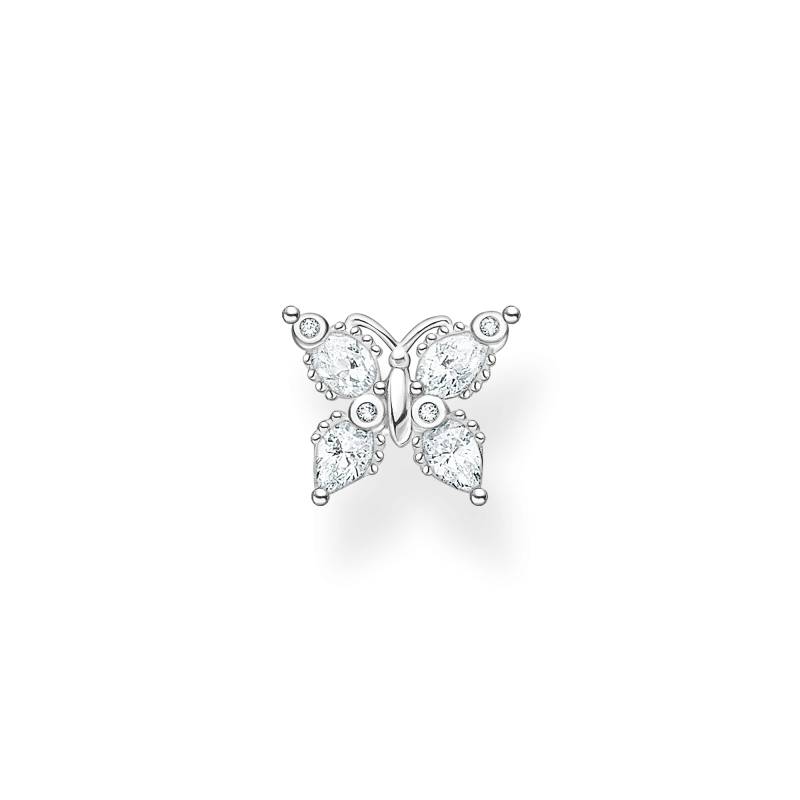 Thomas Sabo Einzel Ohrstecker Schmetterling weiße Steine weiß H2195-051-14 von Thomas Sabo