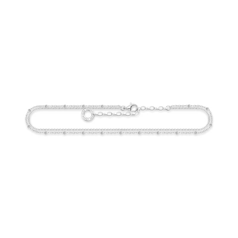 Thomas Sabo Fußkette doppelreihig silber silberfarben AK0030-001-21-L27V von Thomas Sabo