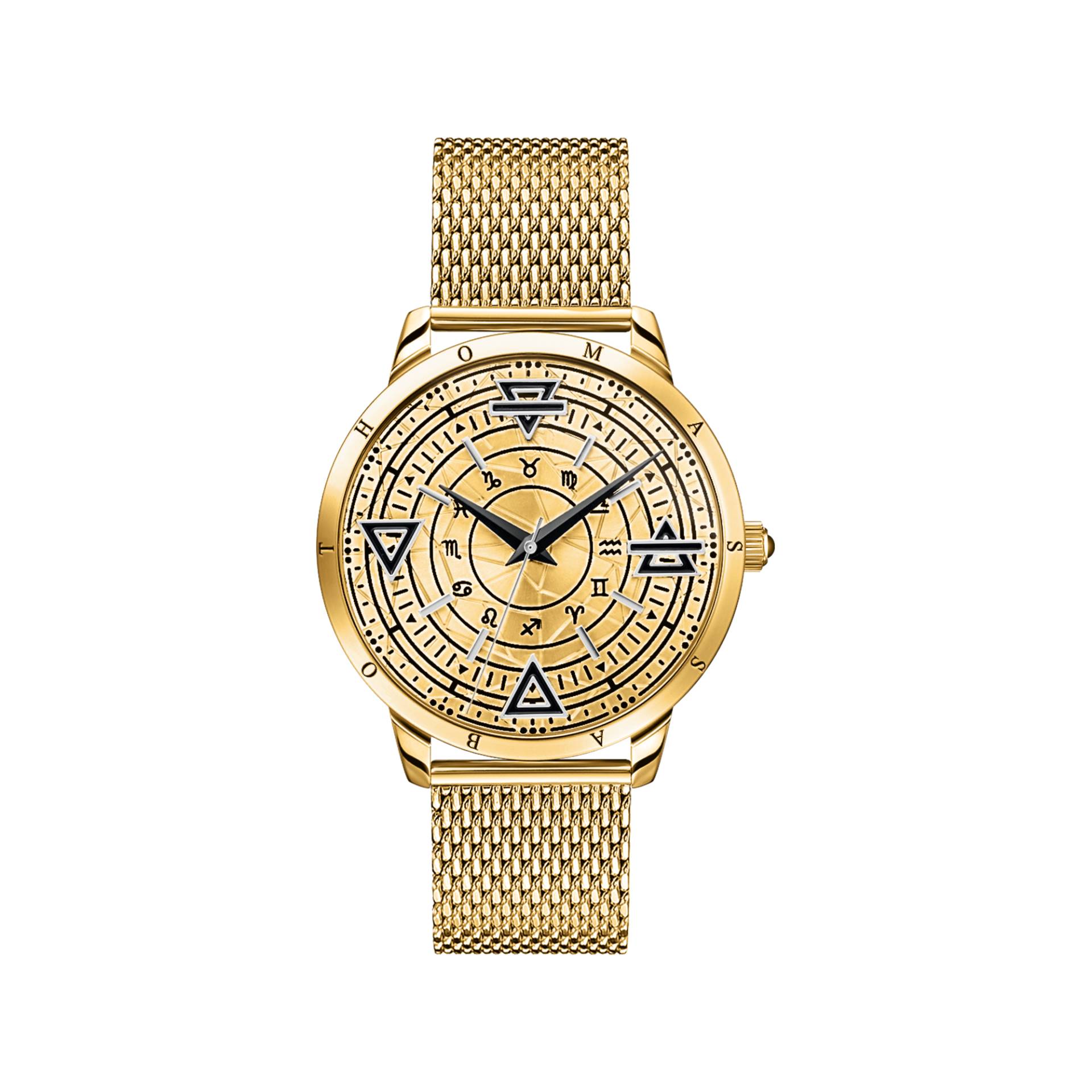 Thomas Sabo Herrenuhr Elements of Nature gold gelbgoldfarben WA0388-264-207-42 MM von Thomas Sabo