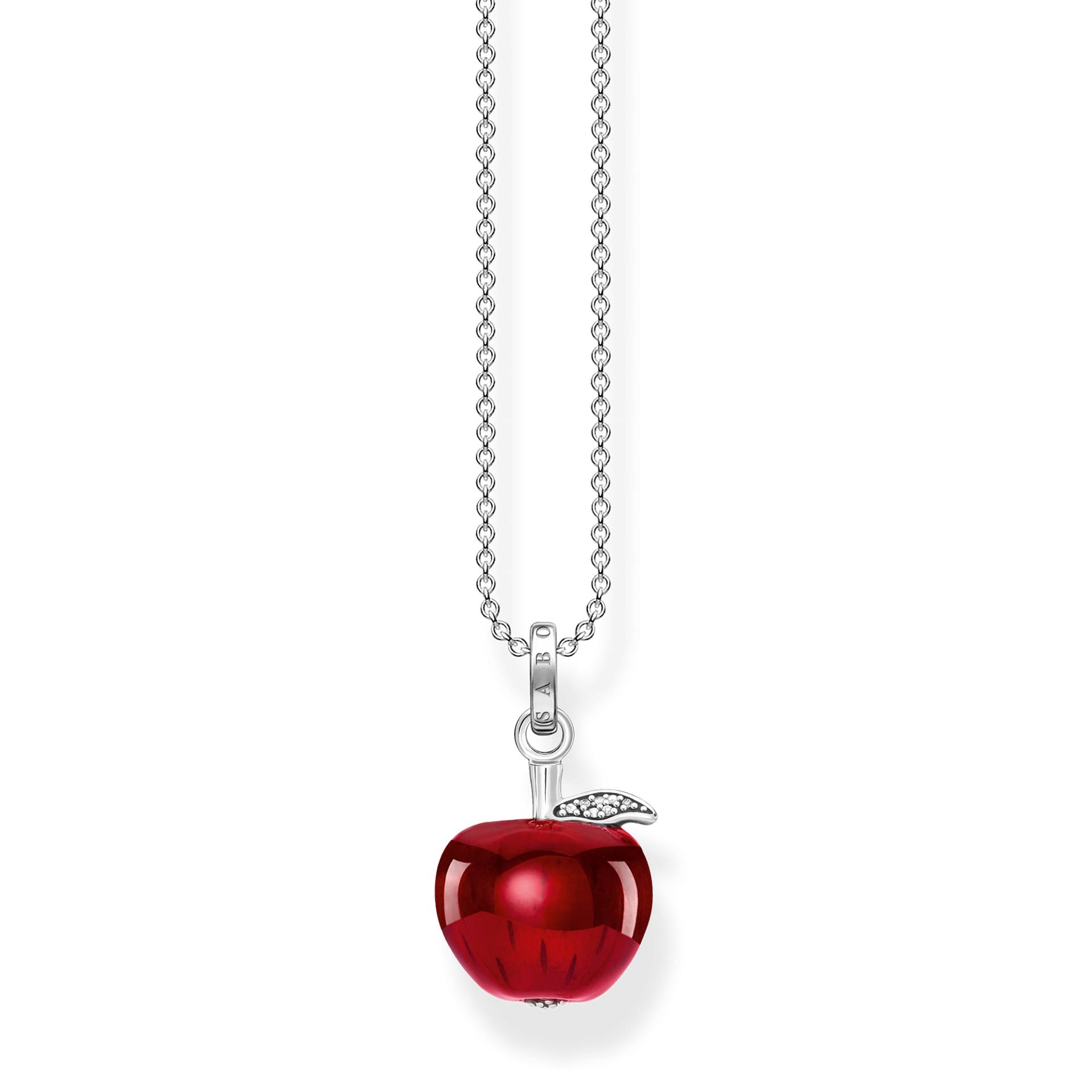 Thomas Sabo Kette mit rotem Apfel Silber rot KE1991-691-10-L45V von Thomas Sabo