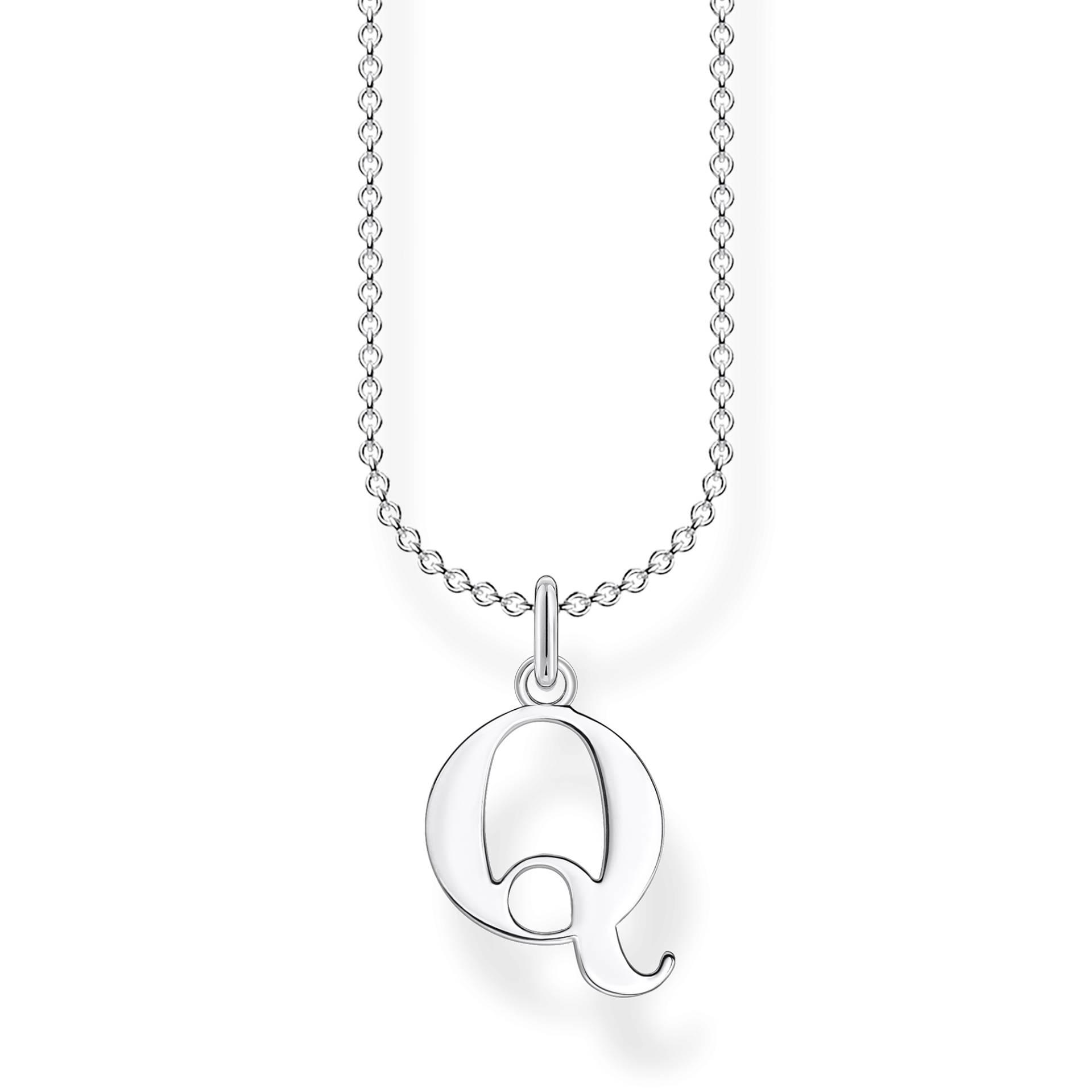 Thomas Sabo Kette Buchstabe Q silberfarben KE2026-001-21-L45V von Thomas Sabo