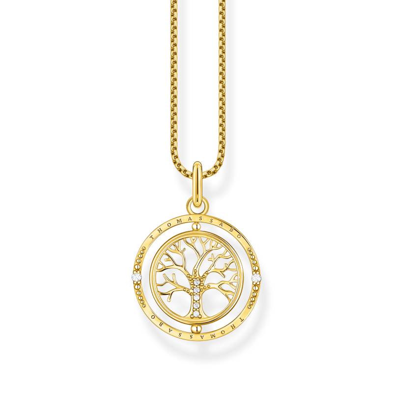 Thomas Sabo Kette Tree of Love gold weiß KE2148-414-14-L45V von Thomas Sabo