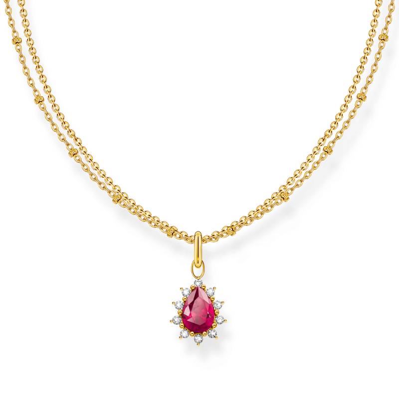 Thomas Sabo Kette mit Anhänger Vintage Romance vergoldet rot KE2294-995-10-L45V von Thomas Sabo