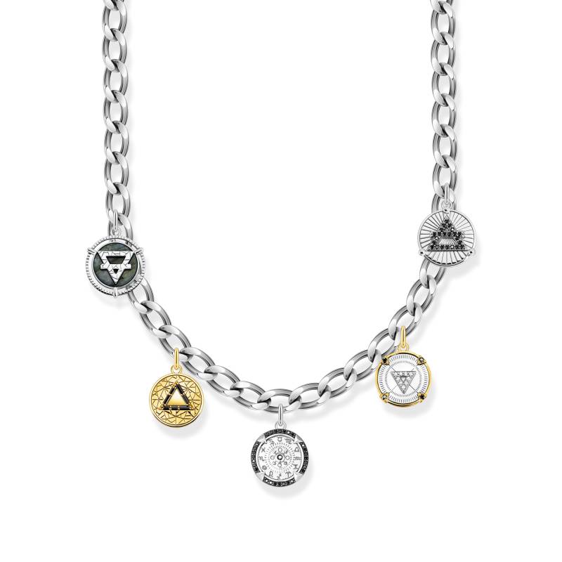 Thomas Sabo Kette mit Coins Elements of Nature Silber mehrfarbig KE2176-849-7-L50 von Thomas Sabo