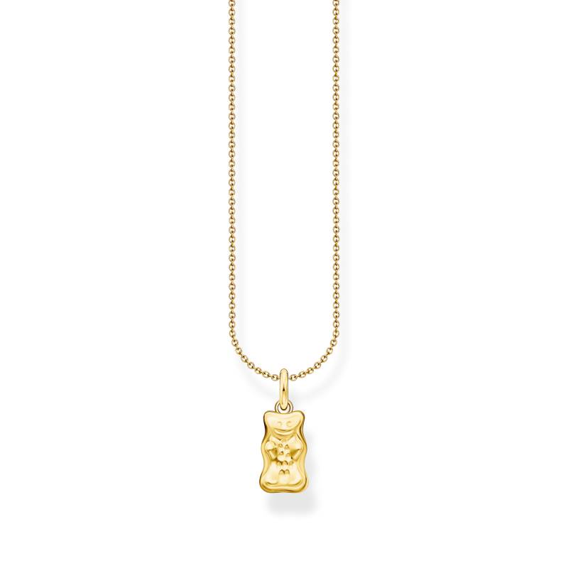 Thomas Sabo Kette mit HARIBO Goldbär Anhänger vergoldet gelbgoldfarben KE2325-413-39-L50V von Thomas Sabo