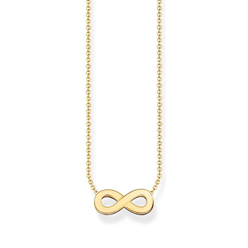 Thomas Sabo Kette mit Infinity-Anhänger vergoldet gelbgoldfarben KE2221-413-39-L45V von Thomas Sabo