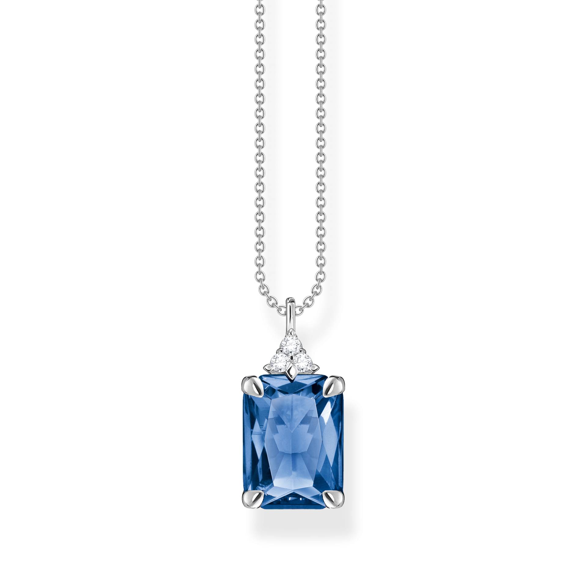 Thomas Sabo Kette mit blauen und weißen Steinen Silber blau KE2089-166-1-L45V Thomas Sabo Kette mit blauen und weißen Steinen Silber blau KE2089-166-1-L45V von Thomas Sabo