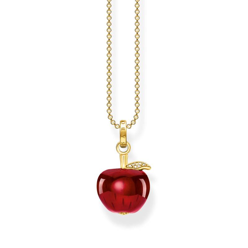 Thomas Sabo Kette mit rotem Apfel vergoldet rot KE1991-414-10-L45V von Thomas Sabo