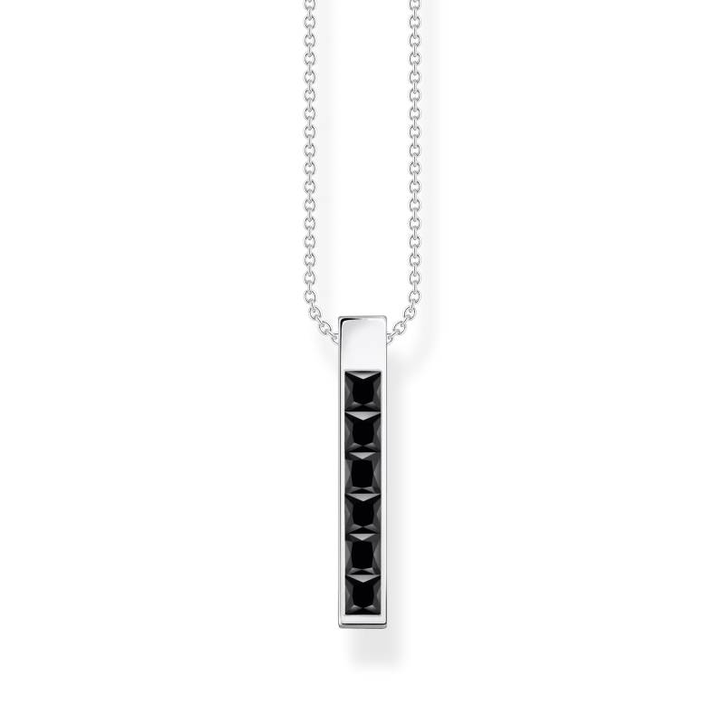 Thomas Sabo Kette mit schwarzen Steinen Silber schwarz KE2113-643-11-L45V von Thomas Sabo