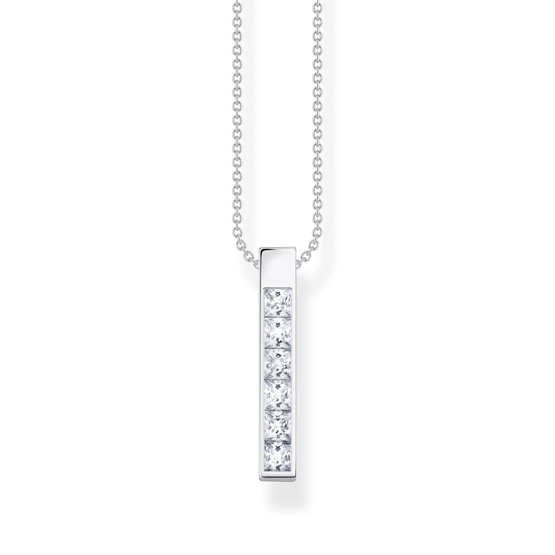 Thomas Sabo Kette mit weißen Steinen Silber weiß KE2113-051-14-L45V Thomas Sabo Kette mit weißen Steinen Silber weiß KE2113-051-14-L45V von Thomas Sabo