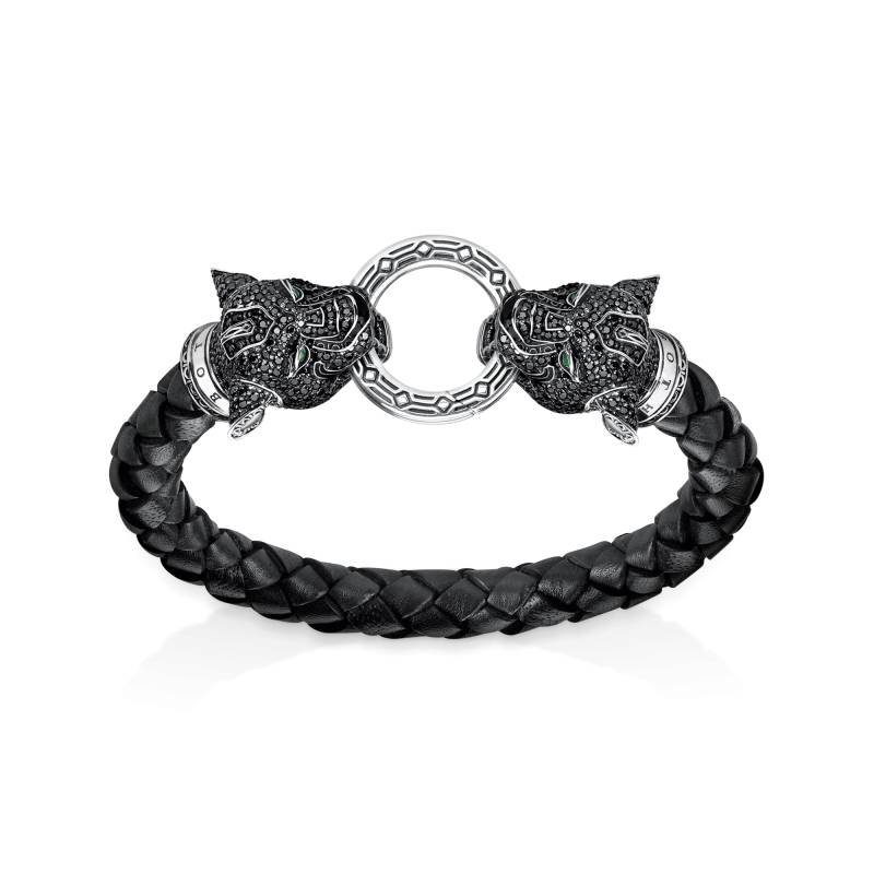 Thomas Sabo Lederarmband Black Cat schwarz A1772-474-11-L19,5 von Thomas Sabo