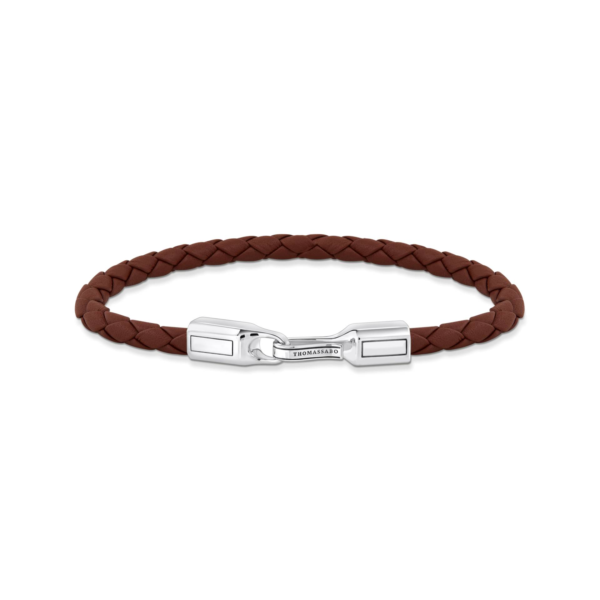 Thomas Sabo Lederarmband in Braun Silber braun A2149-682-2-L19 von Thomas Sabo