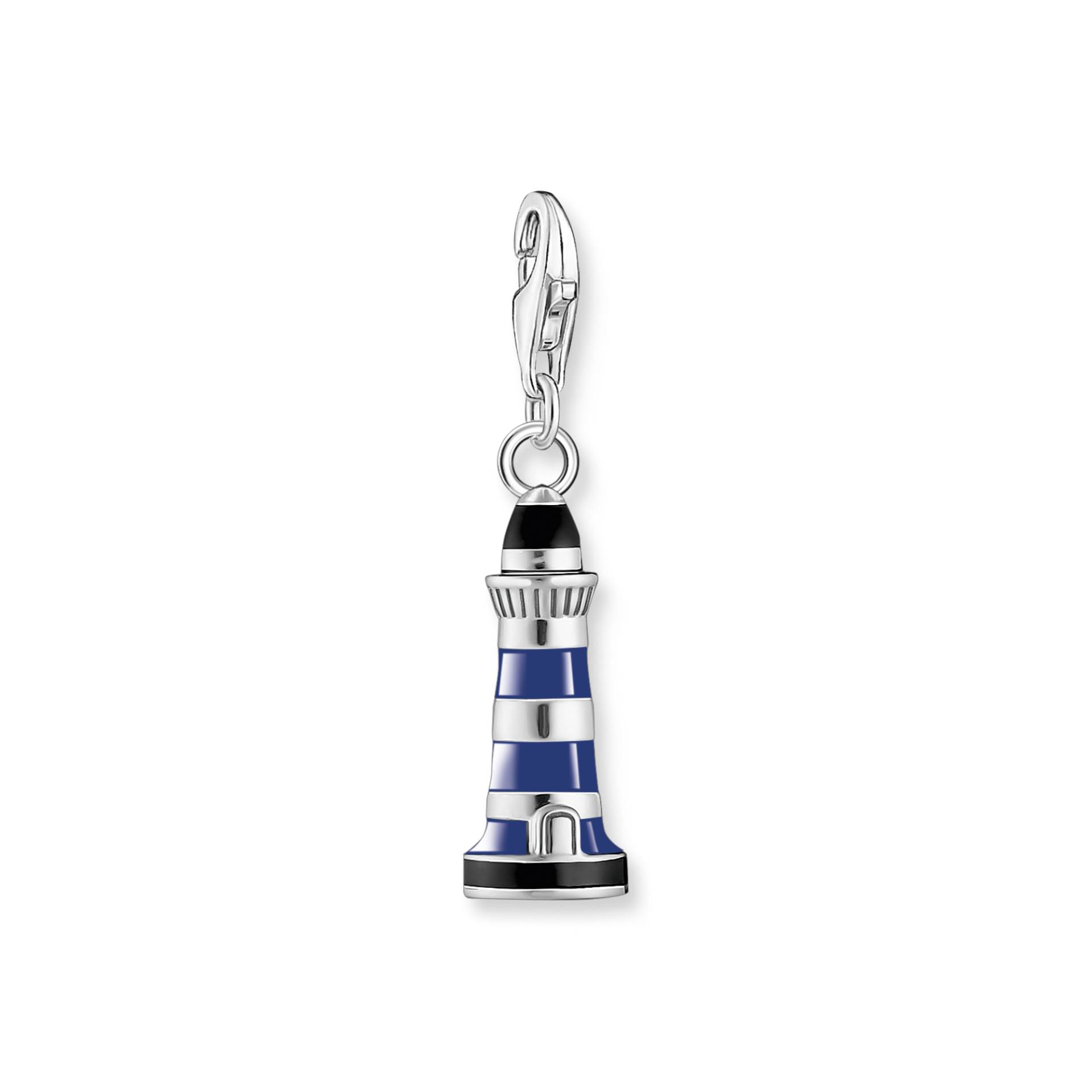 Thomas Sabo Member Charm-Anhänger blauer Leuchtturm Silber blau 0751-007-1 von Thomas Sabo