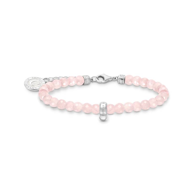Thomas Sabo Charm-Armband mit rosa Beads Silber pink A2141-067-9-L19V von Thomas Sabo