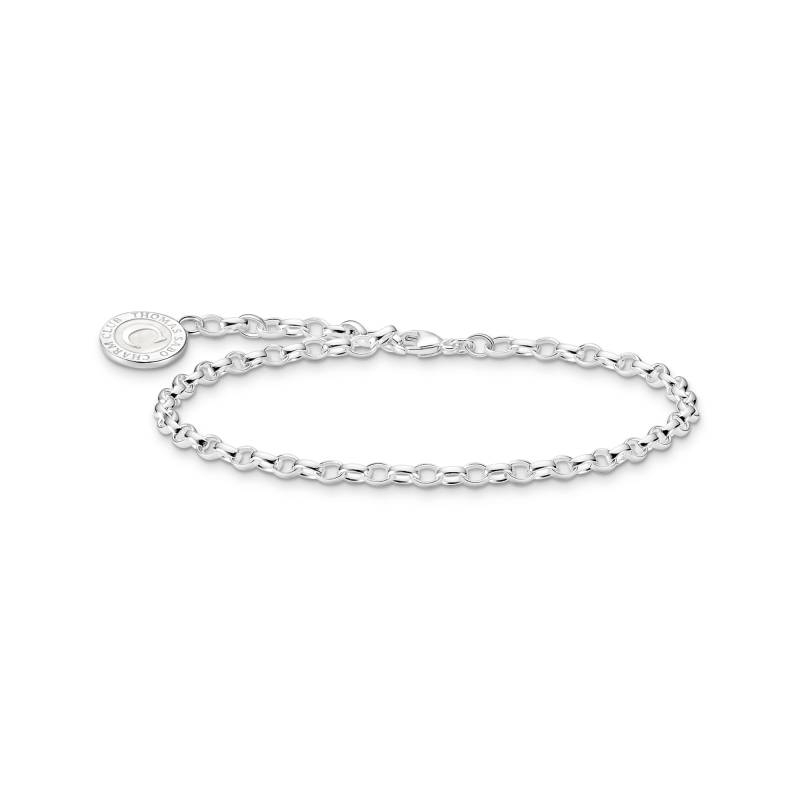 Thomas Sabo Member Charm-Armband mit weißem Charmista Coin Silber silberfarben X2088-007-21-L19 von Thomas Sabo