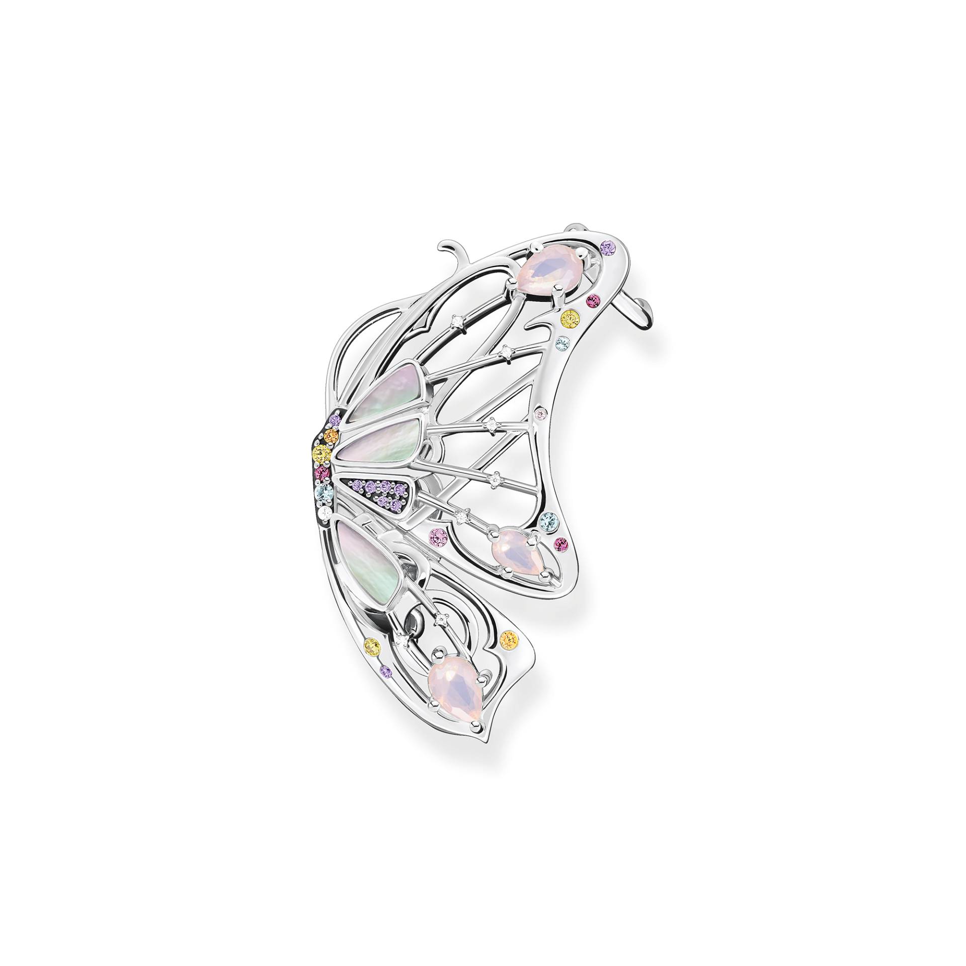 Thomas Sabo Einzel Ohrring Schmetterling silber mehrfarbig H2165-318-7 von Thomas Sabo