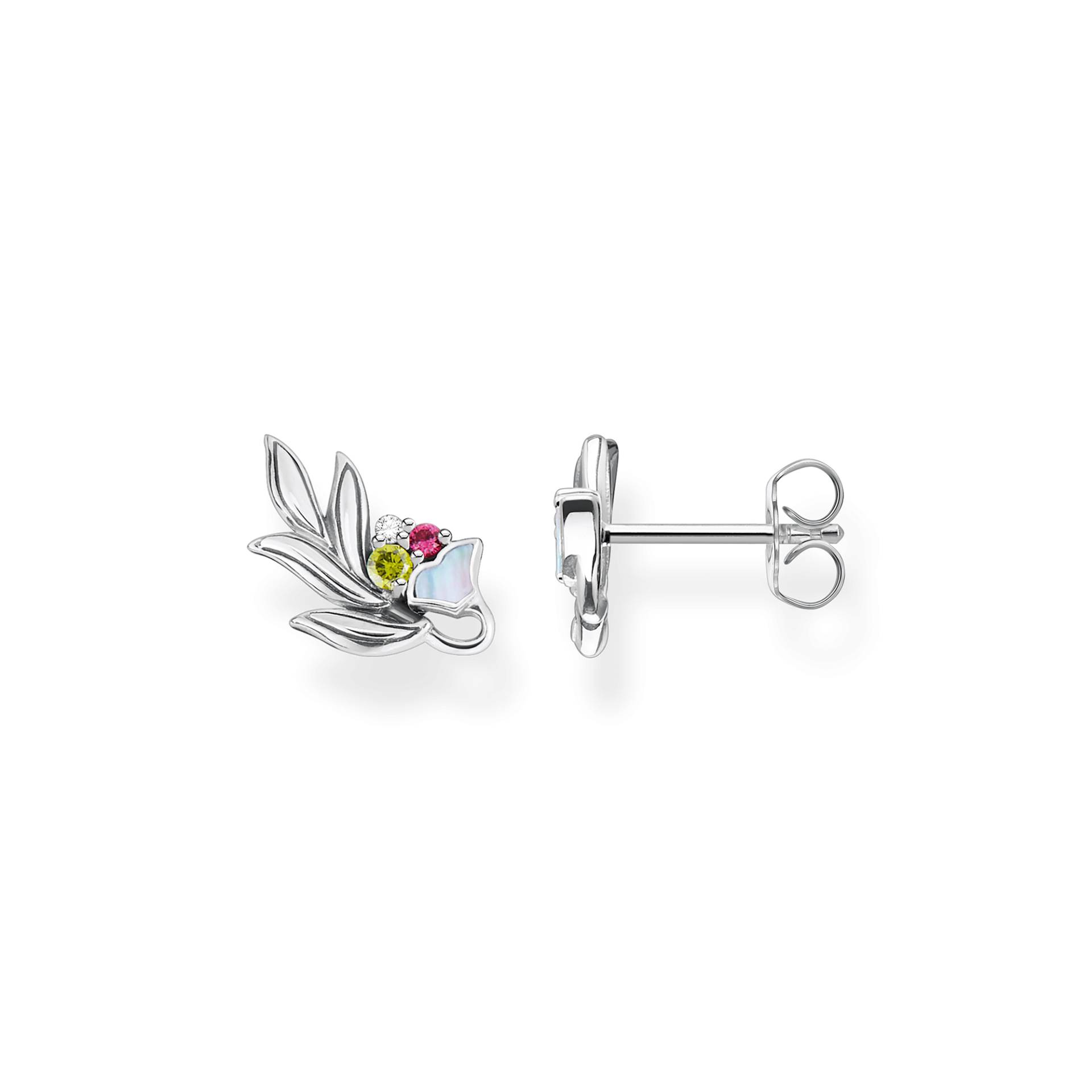 Thomas Sabo Ohrstecker Blüte silber mehrfarbig H2172-642-7 von Thomas Sabo