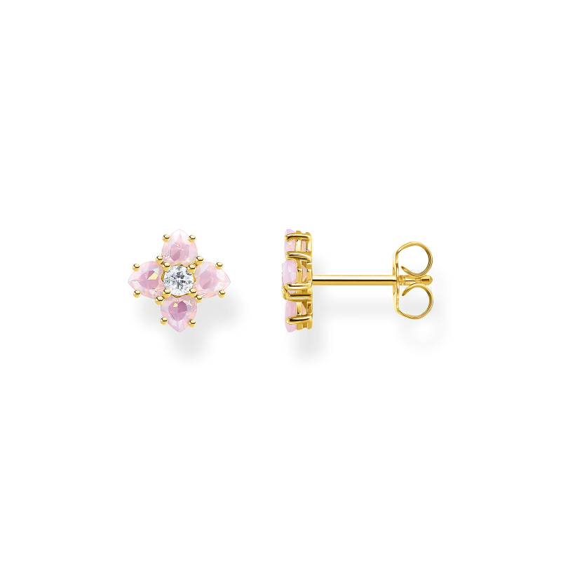 Thomas Sabo Ohrstecker Blume farbige Steine gold mehrfarbig H2171-971-7 von Thomas Sabo