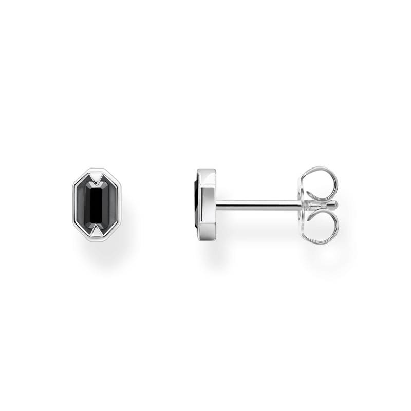 Thomas Sabo Ohrstecker Krokodilaugen mit schwarzen Steinen Silber geschwärzt schwarz H2264-643-11 von Thomas Sabo