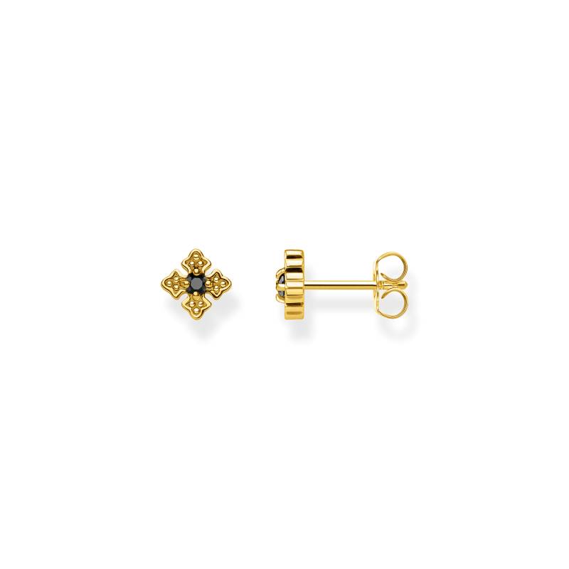 Thomas Sabo Ohrstecker Royalty gold schwarz H2021-414-11 von Thomas Sabo