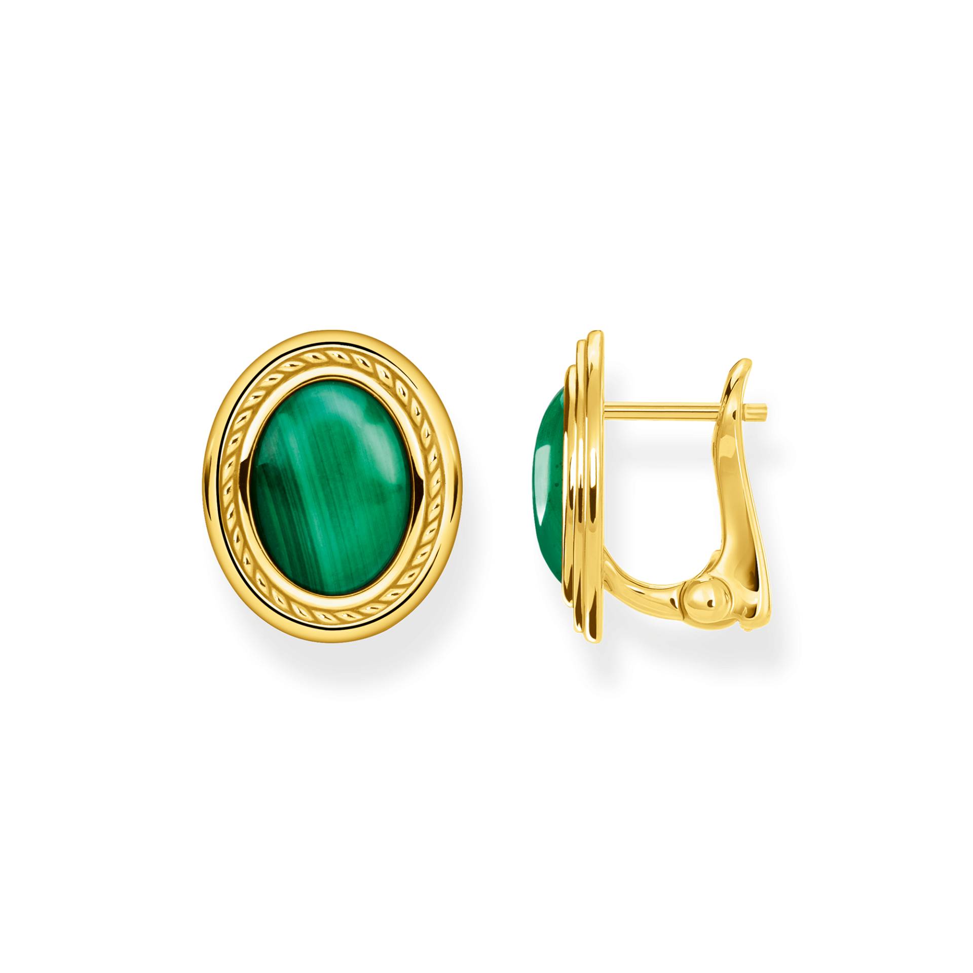 Thomas Sabo Ohrstecker grüner Stein gold mehrfarbig H2122-967-7 Thomas Sabo Ohrstecker grüner Stein gold mehrfarbig H2122-967-7 von Thomas Sabo