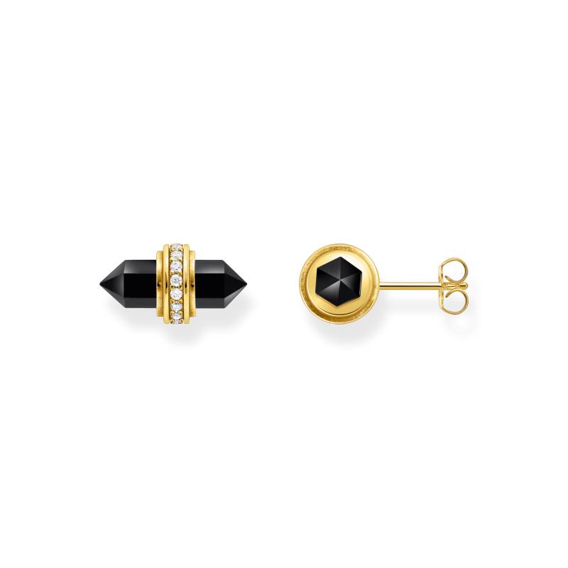 Thomas Sabo Ohrstecker mit schwarzem Onyx Kristall Silber schwarz H2281-177-11 von Thomas Sabo