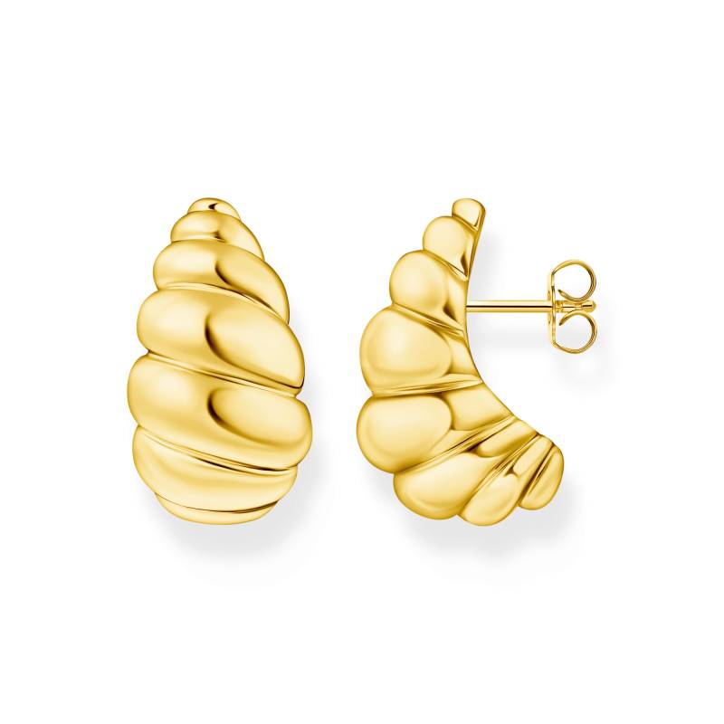 Thomas Sabo Ohrstecker organische Formen vergoldet gelbgoldfarben H2326-413-39 von Thomas Sabo
