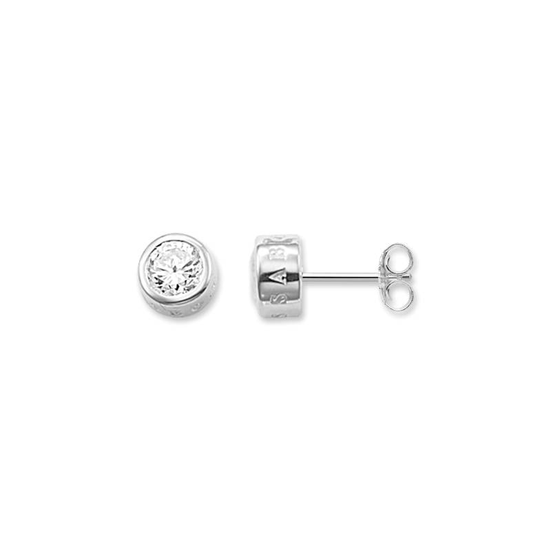 Thomas Sabo Ohrstecker weißer Stein groß weiß H1670-051-14 von Thomas Sabo