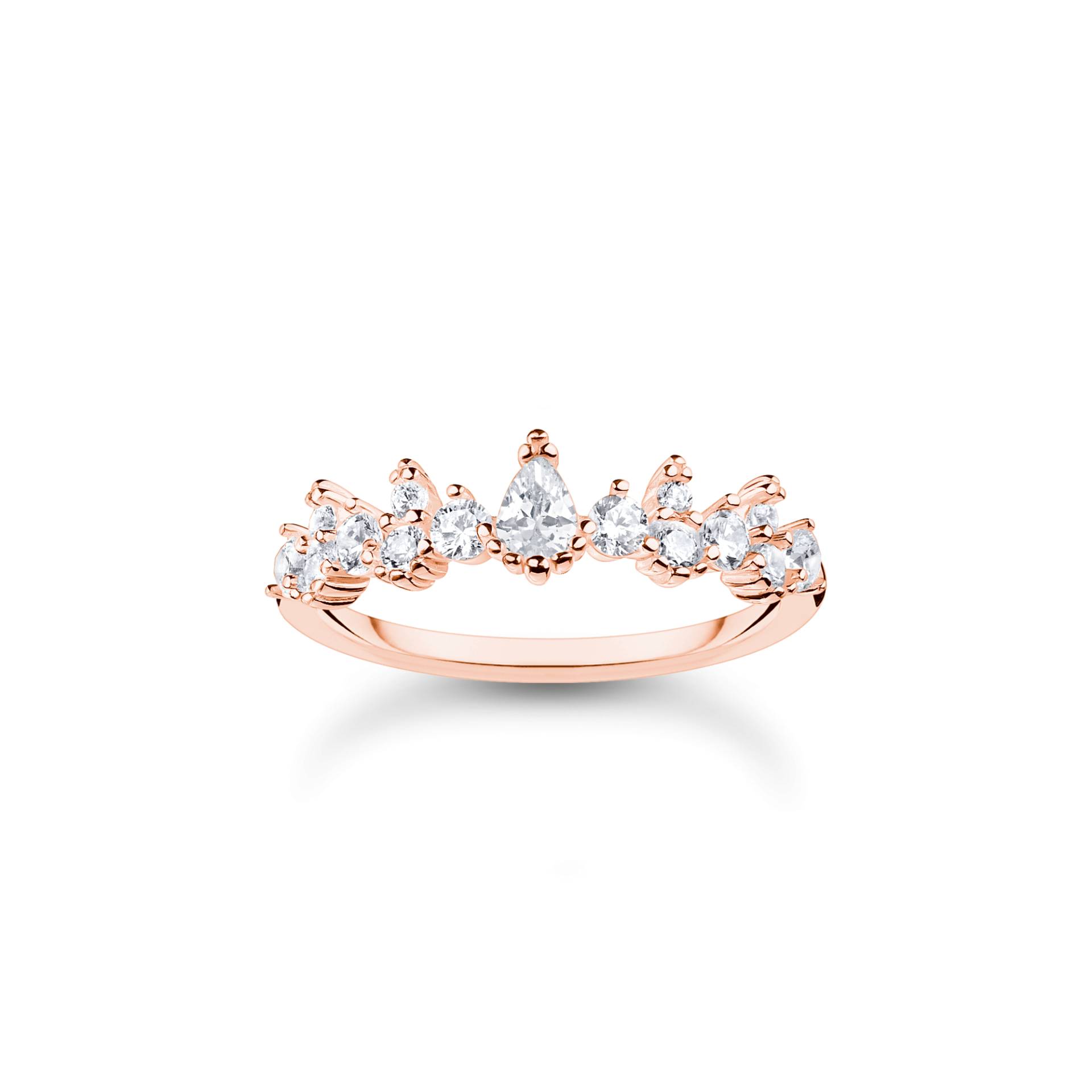 Thomas Sabo Ring Eiskristalle roségold weiß TR2415-416-14-54 von Thomas Sabo