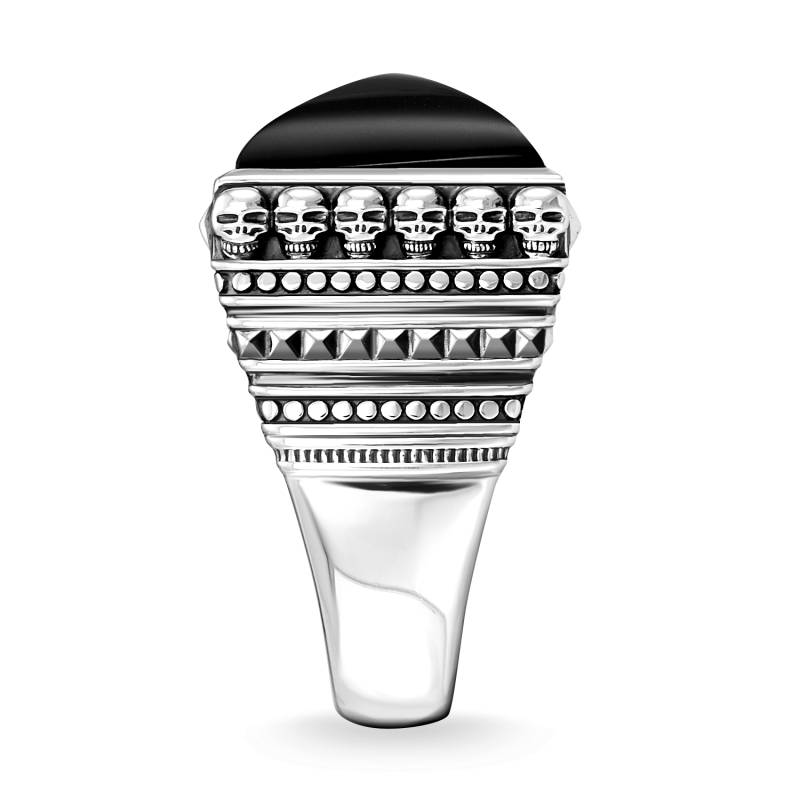 Thomas Sabo Ring Ethno Totenköpfe schwarz schwarz TR2158-698-11-54 von Thomas Sabo