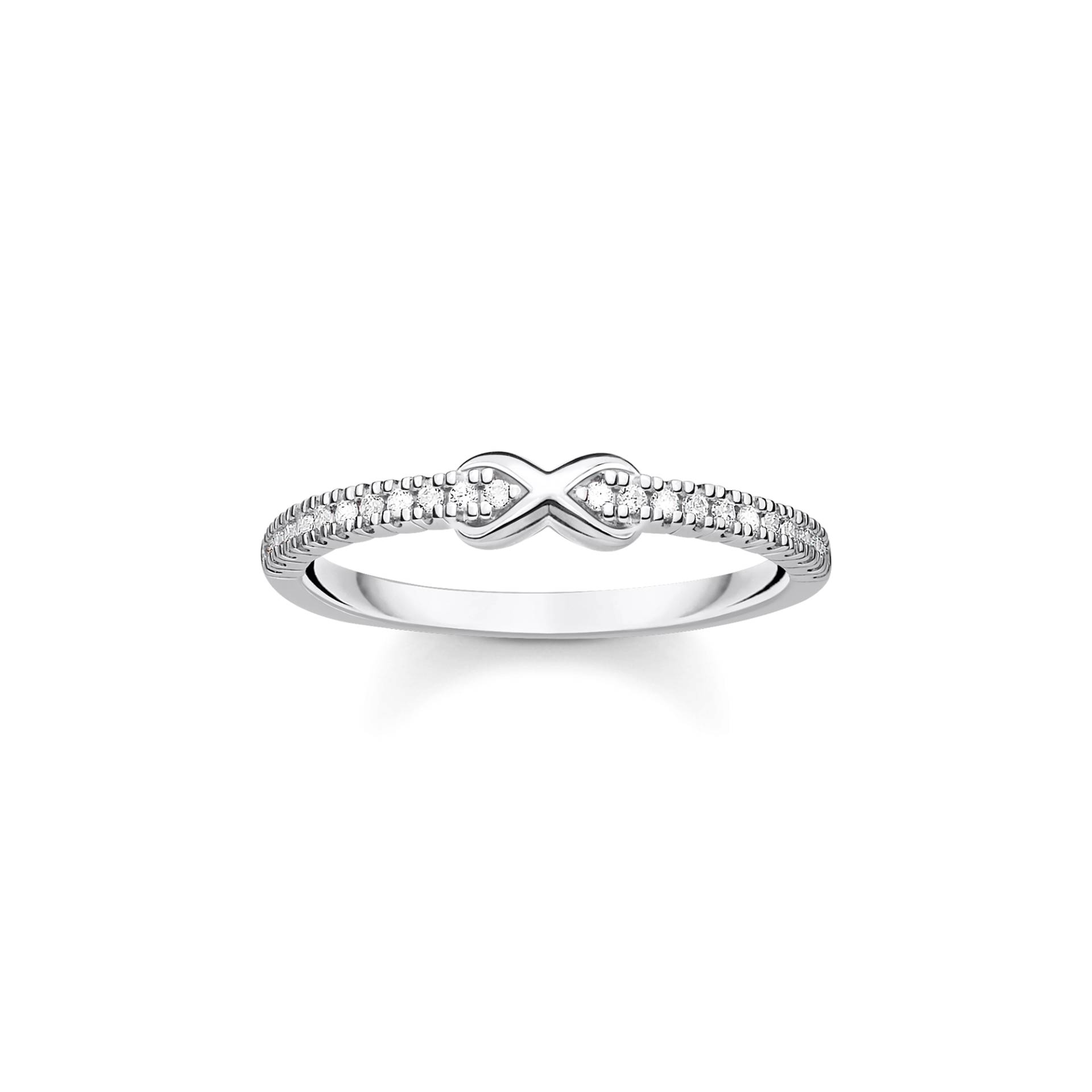 Thomas Sabo Ring Infinity mit weißen Steinen silber weiß TR2322-051-14-58 Thomas Sabo Ring Infinity mit weißen Steinen silber weiß TR2322-051-14-58 von Thomas Sabo