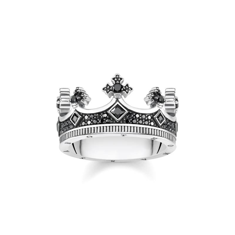 Thomas Sabo Ring Krone schwarz TR2208-643-11-48 von Thomas Sabo