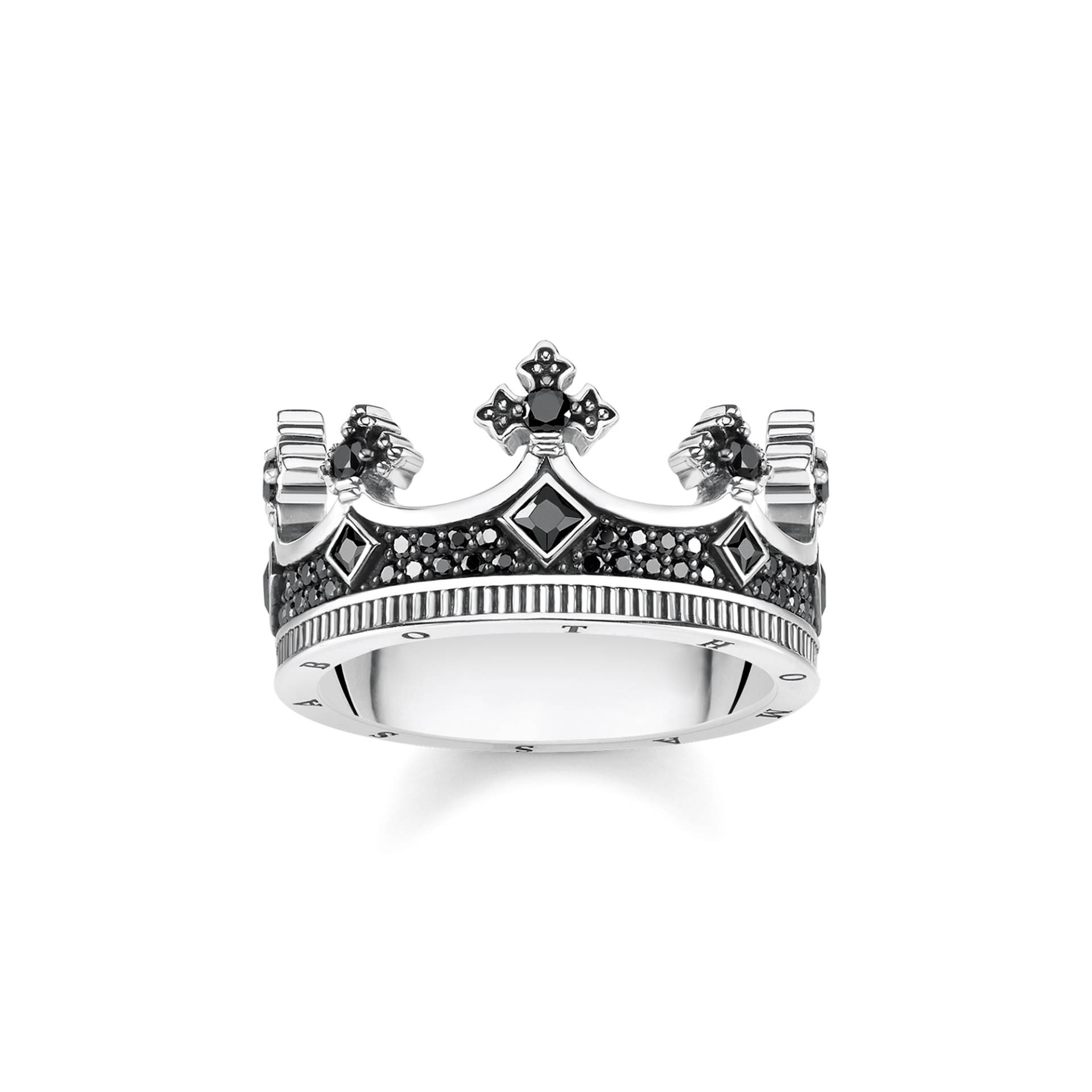 Thomas Sabo Ring Krone schwarz TR2208-643-11-64 von Thomas Sabo
