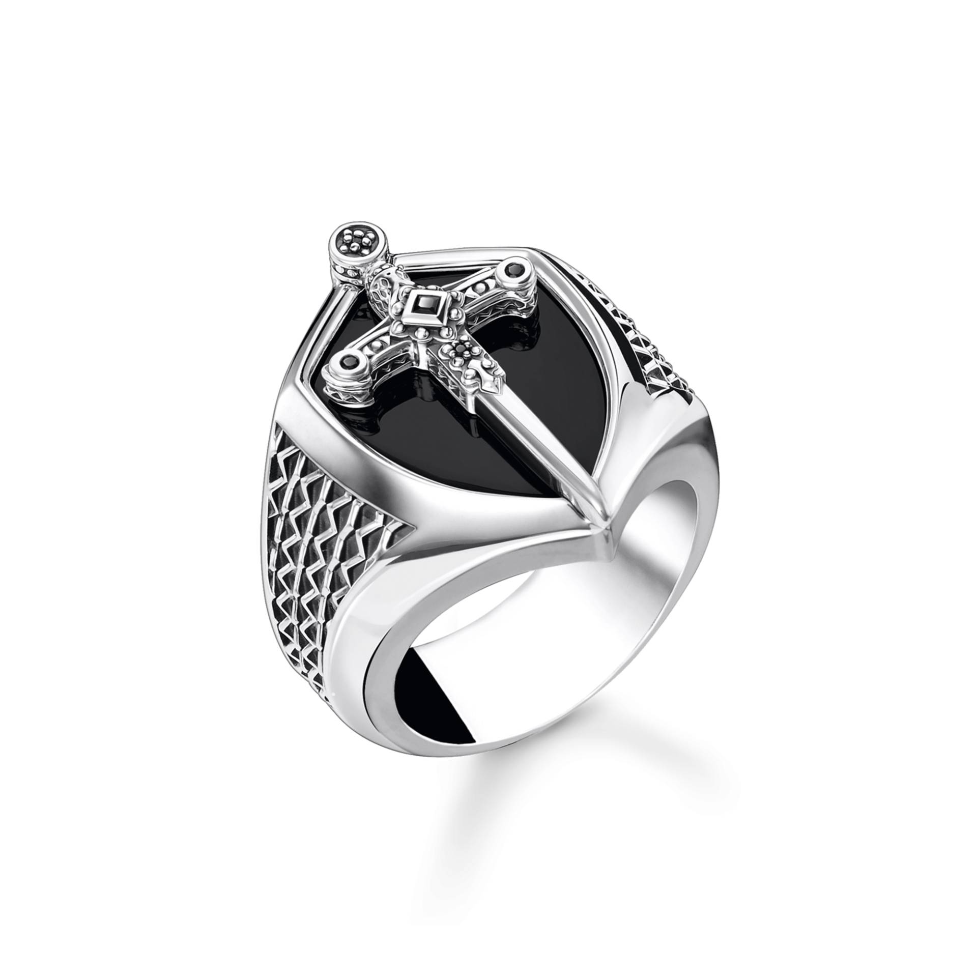 Thomas Sabo Ring Schwert silber schwarz TR2311-641-11-54 von Thomas Sabo