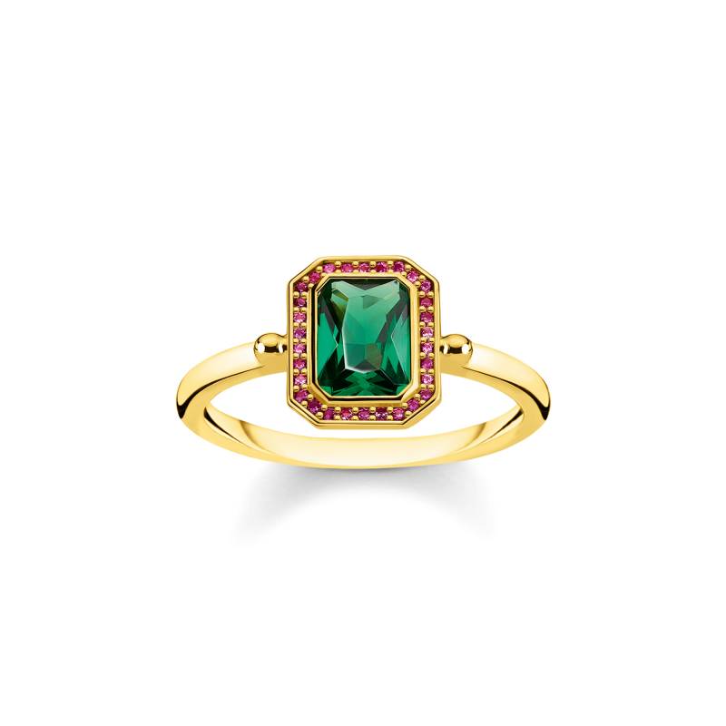 Thomas Sabo Ring Steine rot und grün gold mehrfarbig TR2264-973-7-48 von Thomas Sabo