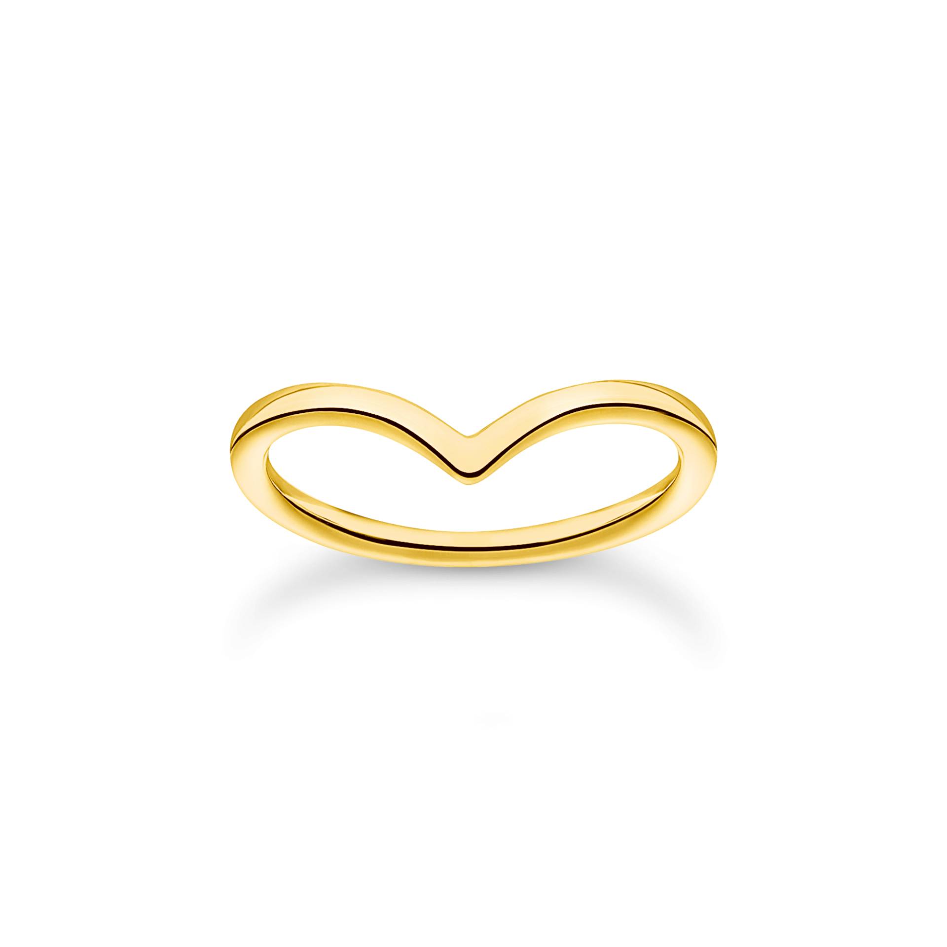 Thomas Sabo Ring V-Form gold gelbgoldfarben TR2393-413-39-48 von Thomas Sabo