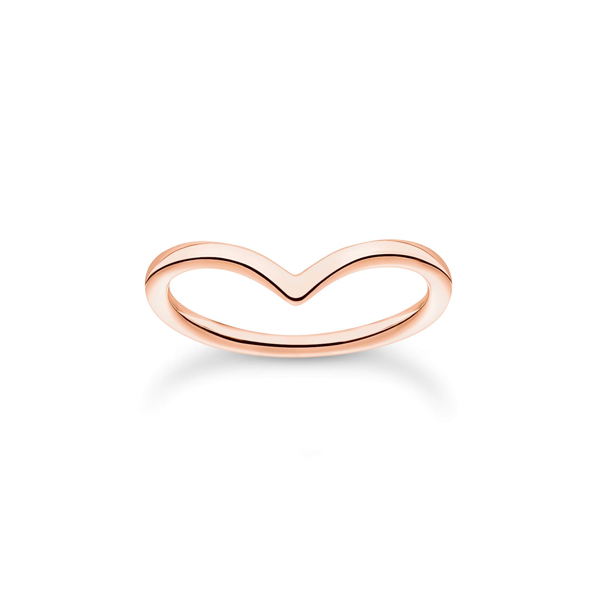 Thomas Sabo Ring V-Form roségold roségoldfarben TR2393-415-40-48 von Thomas Sabo