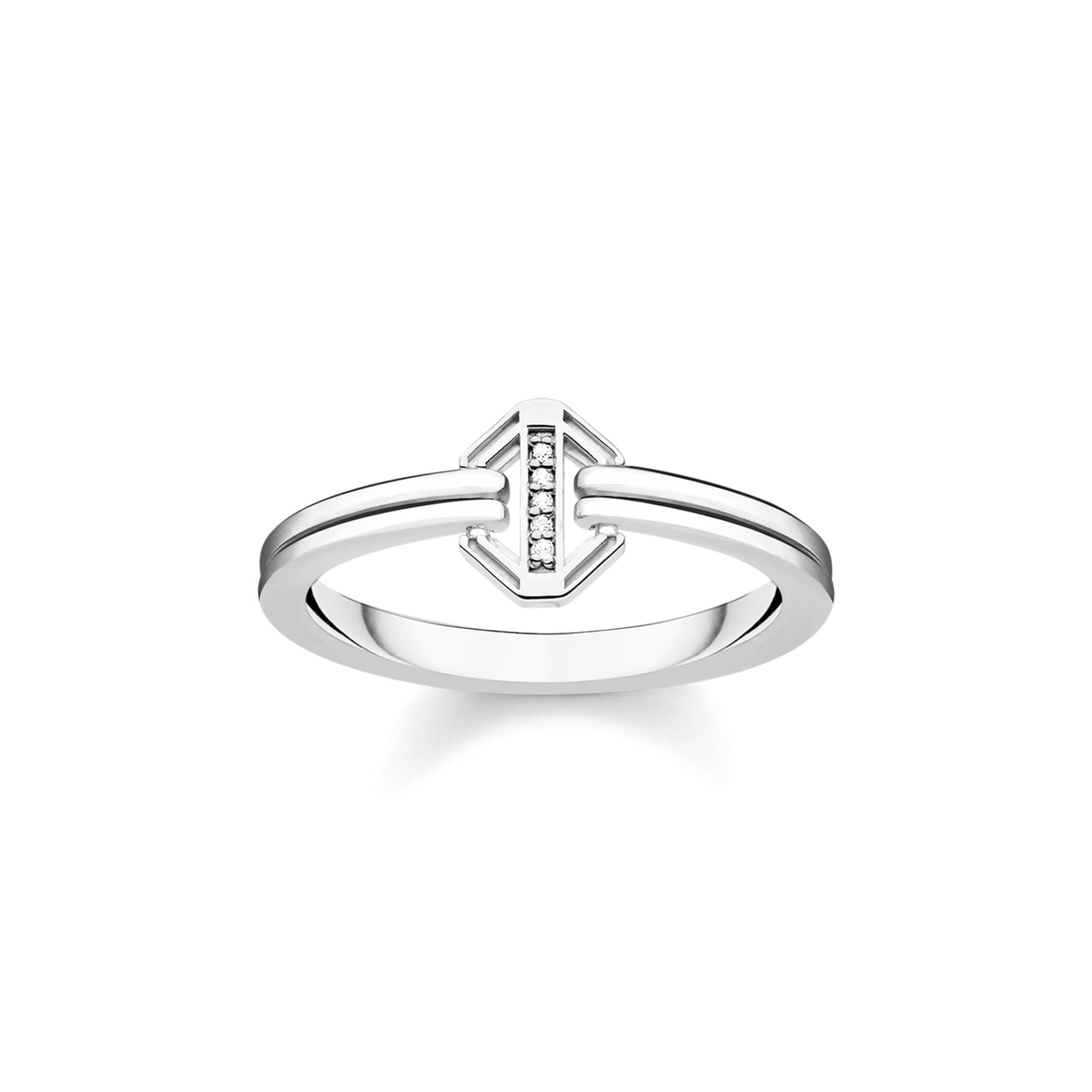 Thomas Sabo Ring Vintage silber weiß D_TR0036-725-14-52 von Thomas Sabo