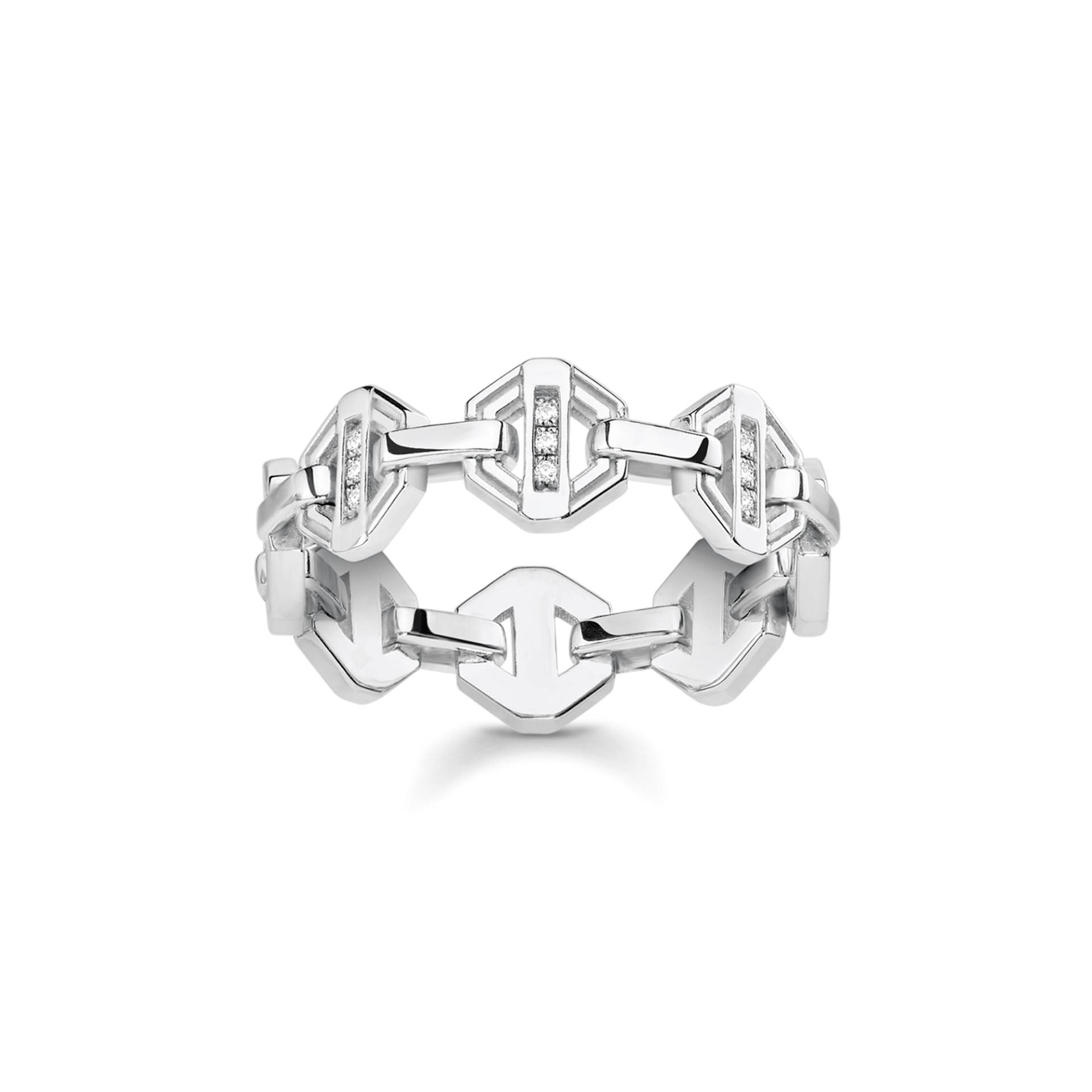 Thomas Sabo Ring Vintage silber weiß D_TR0037-725-14-52 von Thomas Sabo