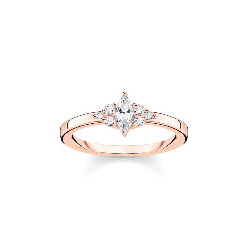 Thomas Sabo Ring Vintage weiße Steine roségold weiß TR2325-416-14-60 von Thomas Sabo