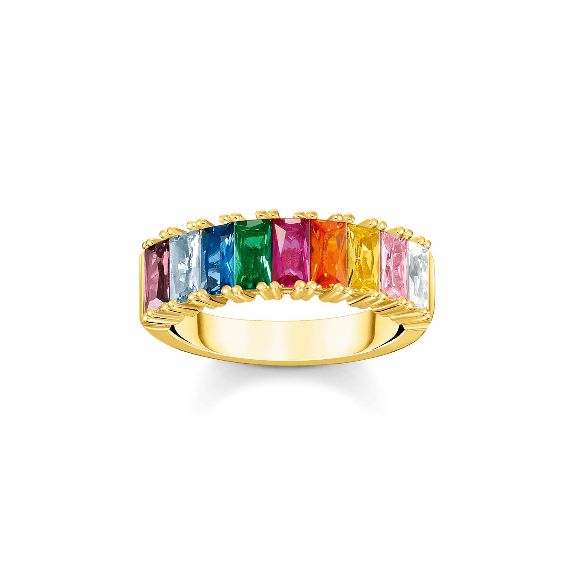 Thomas Sabo Ring bunte Steine gold mehrfarbig TR2404-996-7-50 von Thomas Sabo