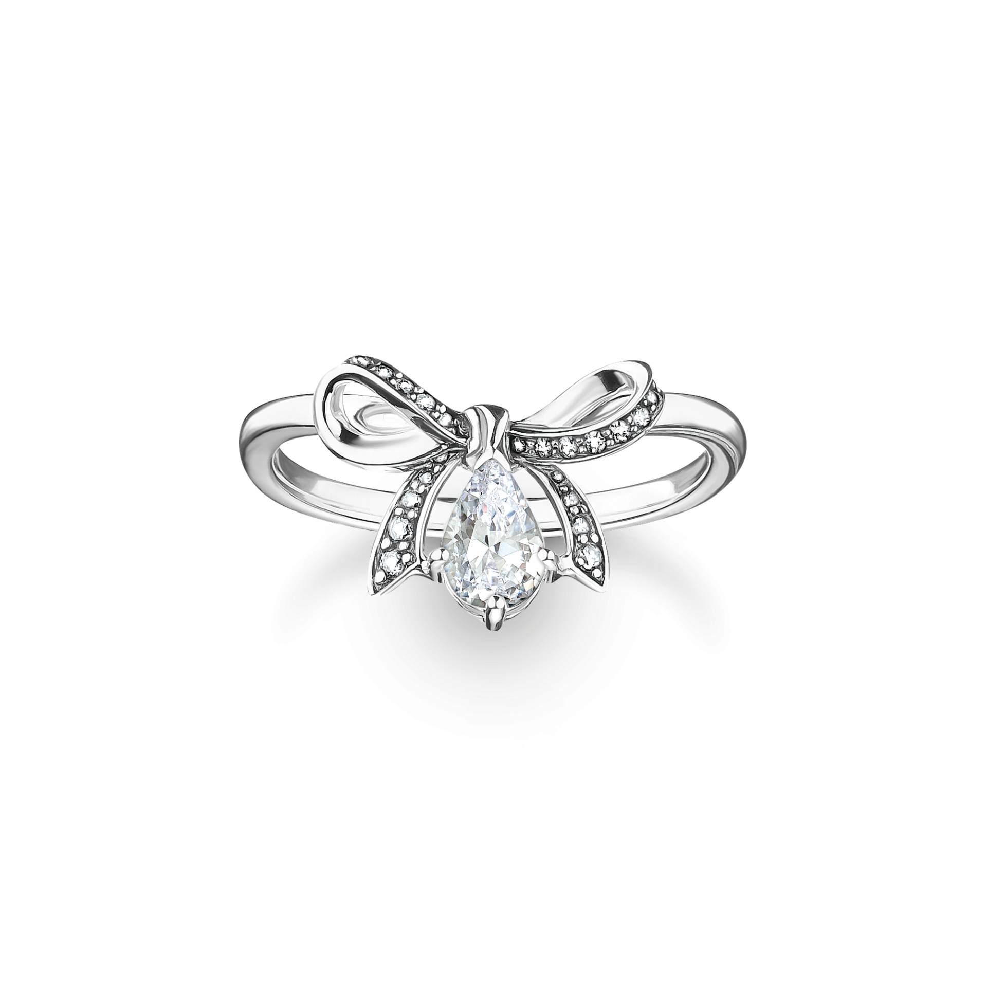 Thomas Sabo Ring mit Schleife Silber weiß TR2481-643-14-52 Thomas Sabo Ring mit Schleife Silber weiß TR2481-643-14-52 von Thomas Sabo