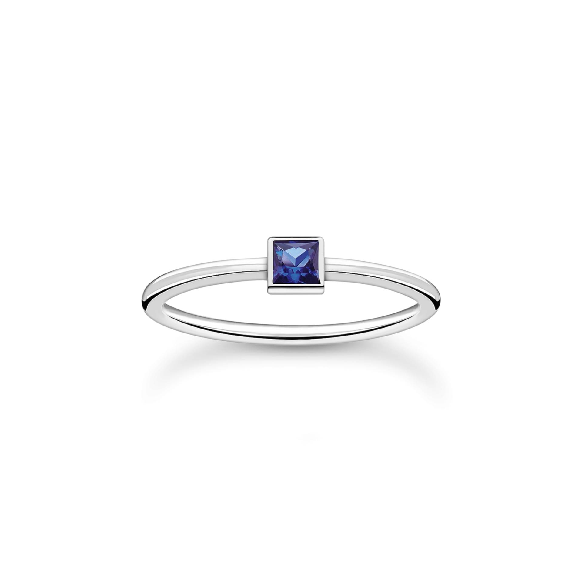 Thomas Sabo Ring mit blauem Stein silber dunkelblau TR2395-699-32-50 von Thomas Sabo