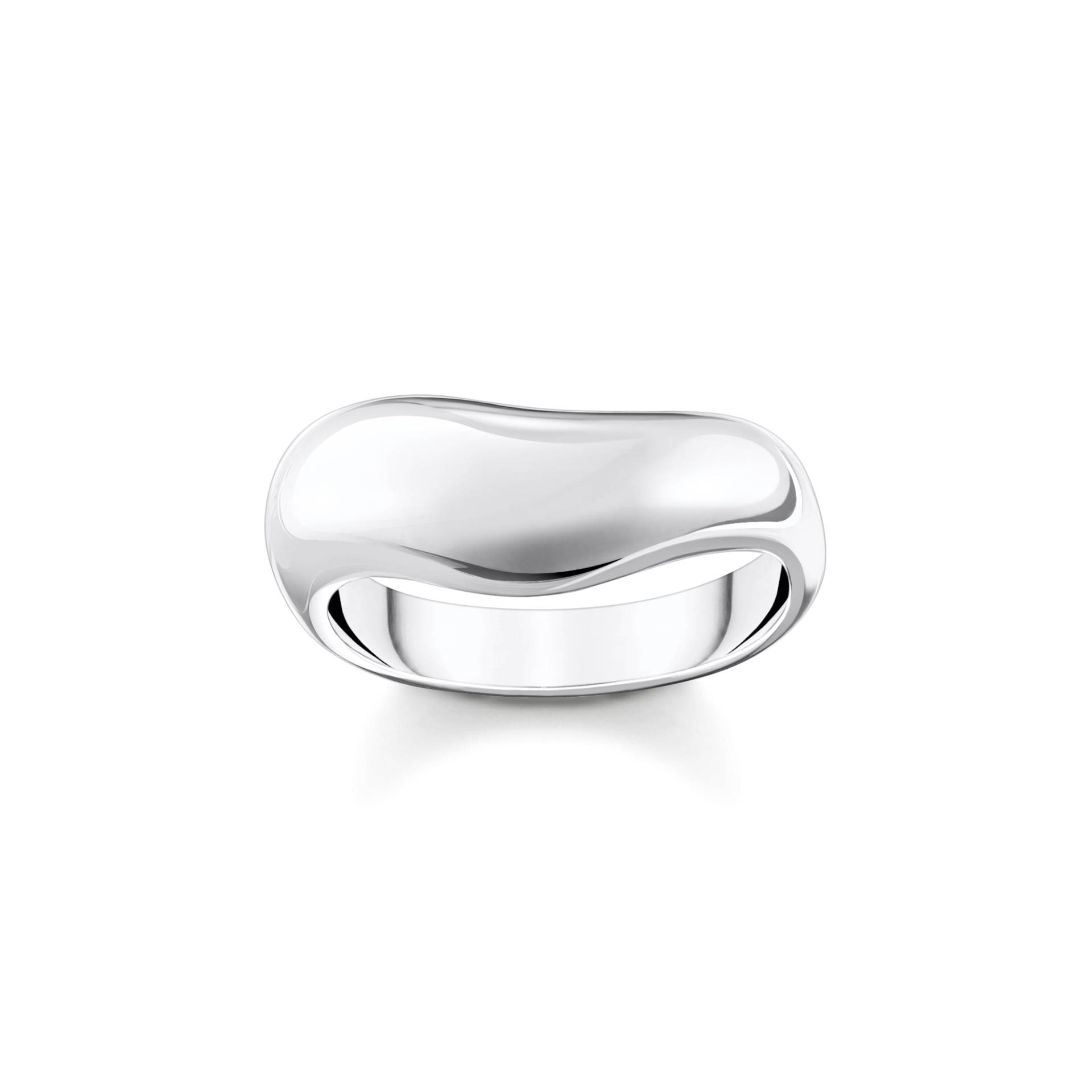 Thomas Sabo Ring mit geschwungener Form Silber silberfarben TR2473-001-21-60 Thomas Sabo Ring mit geschwungener Form Silber silberfarben TR2473-001-21-60 von Thomas Sabo