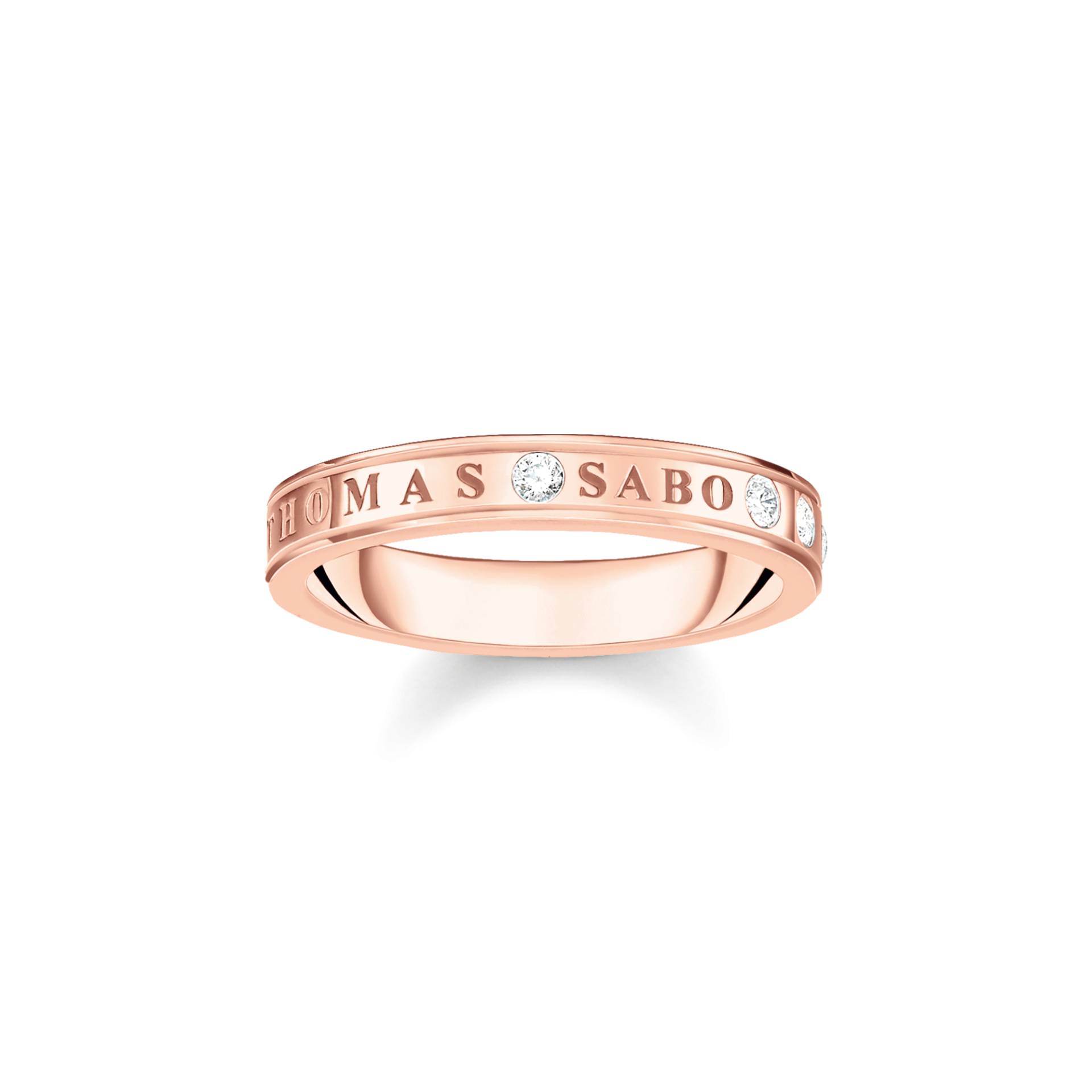 Thomas Sabo Ring mit weißen Steinen rosévergoldet weiß TR2253-416-14-60 Thomas Sabo Ring mit weißen Steinen rosévergoldet weiß TR2253-416-14-60 von Thomas Sabo