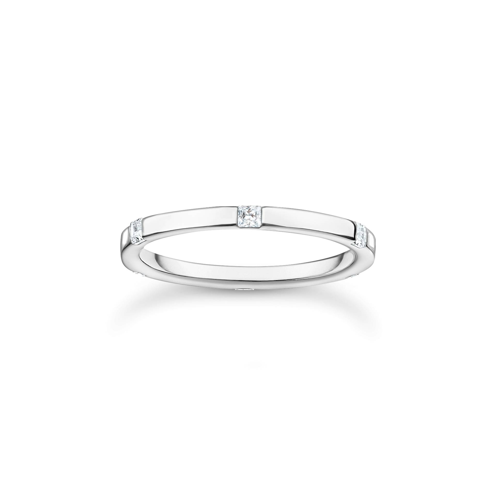 Thomas Sabo Ring mit weißen Steinen silber weiß TR2396-051-14-48 von Thomas Sabo