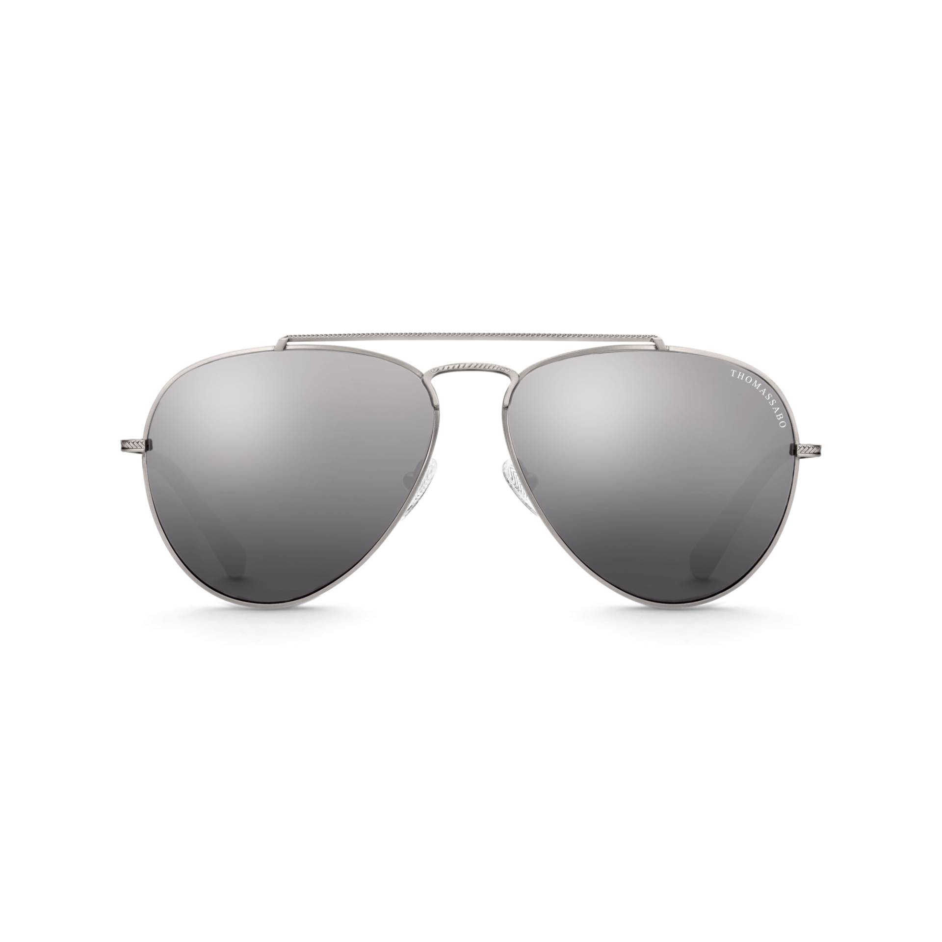 Thomas Sabo Sonnenbrille Harrison Pilot Polarisiert Verspiegelt grau E0001-085-108-AP von Thomas Sabo