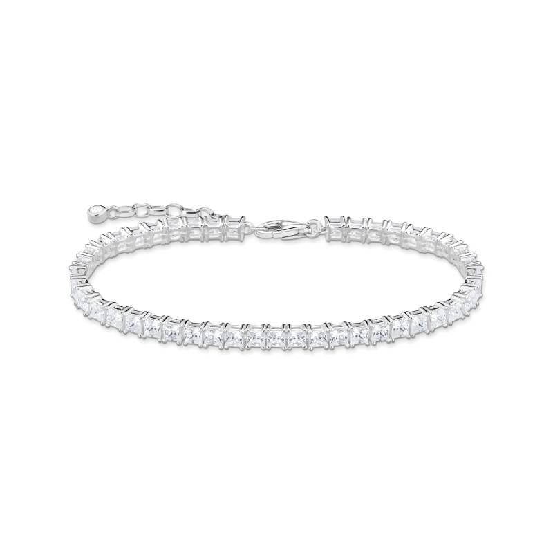 Thomas Sabo Tennisarmband mit weißen Steinen Silber weiß A2029-051-14-L19V von Thomas Sabo