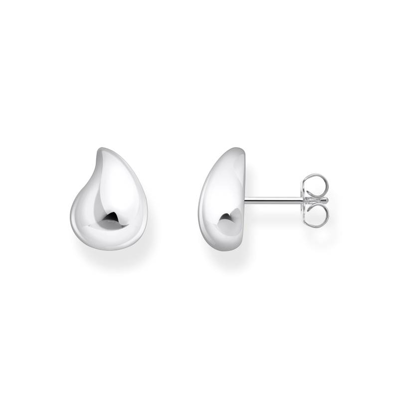 Thomas Sabo Tropfen-Ohrstecker mit organischer Form Silber silberfarben H2303-001-21 von Thomas Sabo