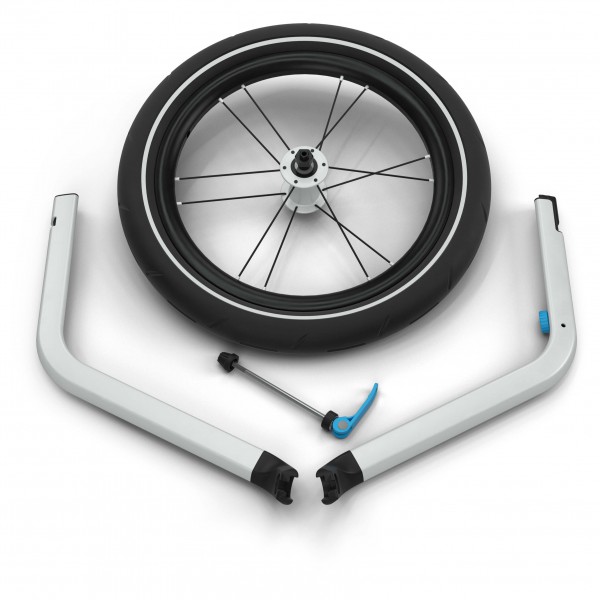 Thule - Chariot Jog Kit Double - Veloanhänger Gr Double - Zweisitzer schwarz von Thule
